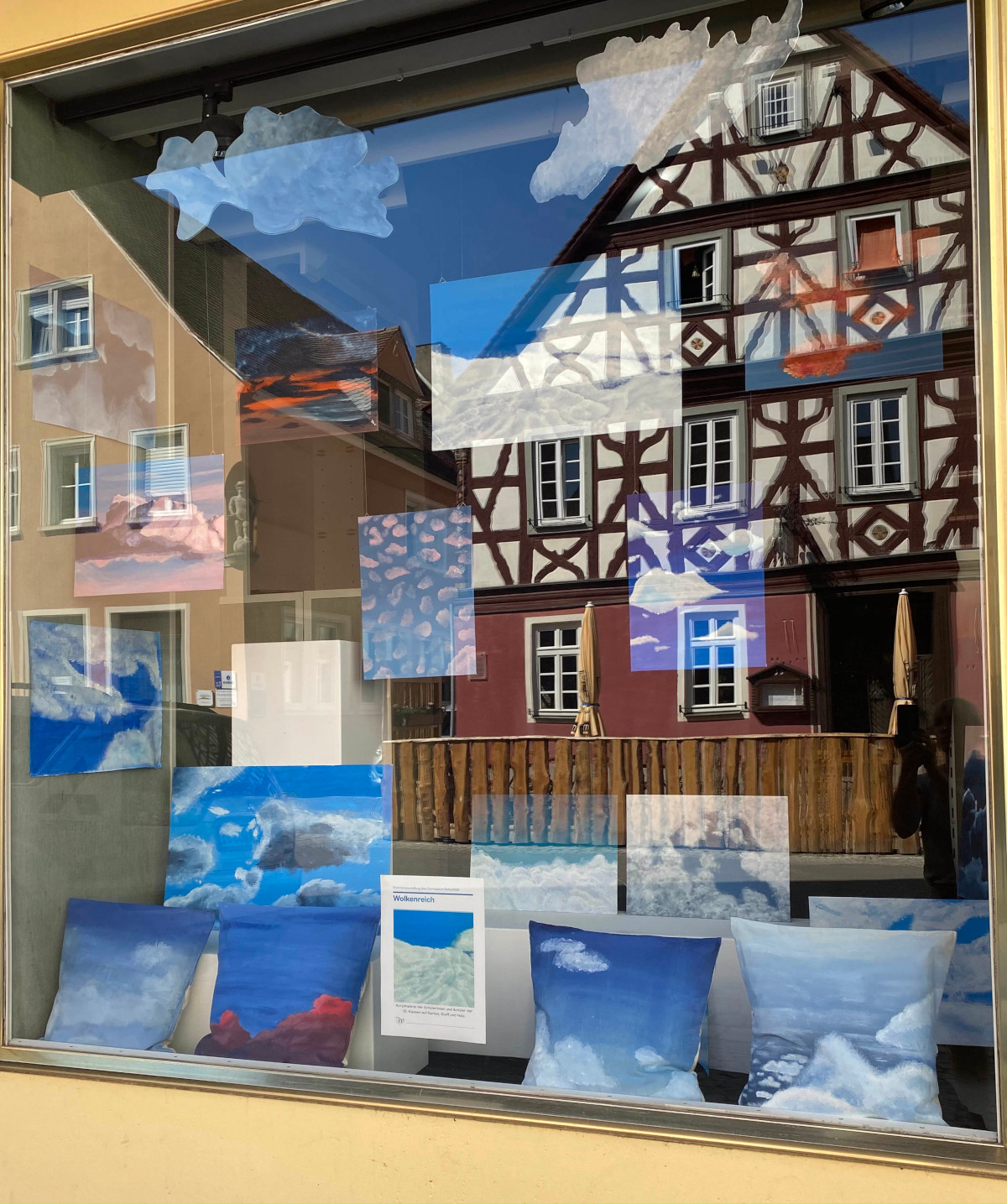 Ausstellungs Schaufenster Kunst