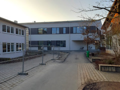 Neubau des Fachraumgebäudes Januar 2020